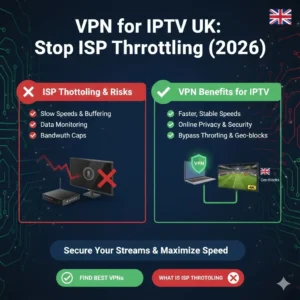 VPN for IPTV UK: Stop ISP Throttling (2026)