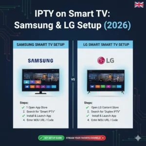 IPTV on Smart TV: Samsung & LG Setup (2026)